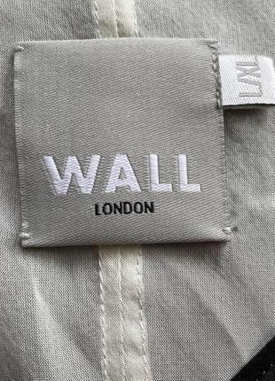 Блуза шелк дизайнерская накидка шелковая wall london l/xlark2 фото