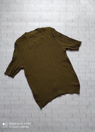 Футболка в рубчик хаки2 фото