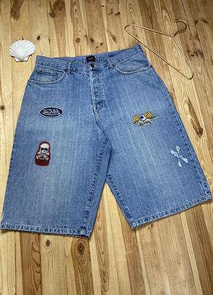 Широкие реп шорты von dutch vintage polar big boy