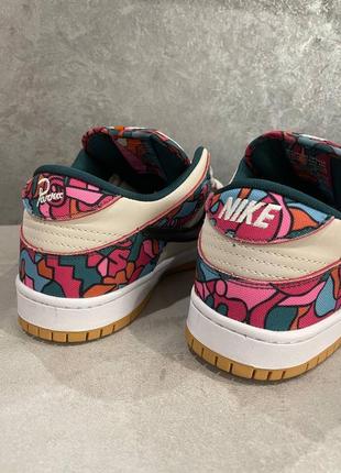 Кроссовки женские/ мужские nike dunk low sb x parra abstract art2 фото