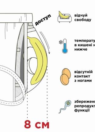 Анатомічні полегшені труси боксери, подовжені з сіткою4 фото