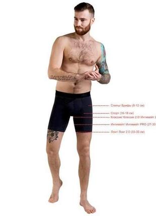 Анатомические облегченные трусы боксеры мужские, удлиненные8 фото