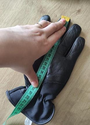 Мужские фирменные кожаные мотоперчатки , германия . размер 7 (s).