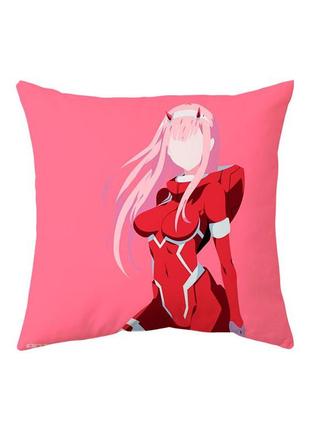 Подушка аниме zero two милый во франкcе darling in the franxx