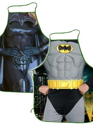 Фартуки для влюбленных пар "бетмен-бетвумен"