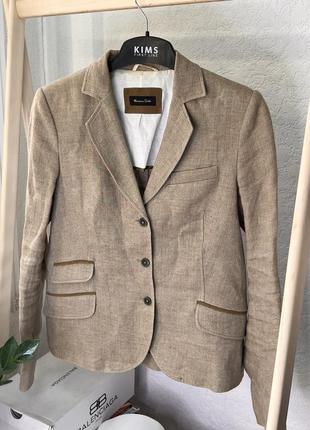 Льняний піджак унісекс massimo dutti ♥️🔥