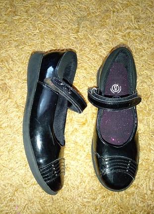Туфли лаковые кларкс 34 размер