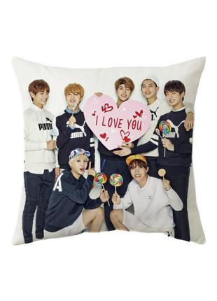 Подушка bts 40*40 см