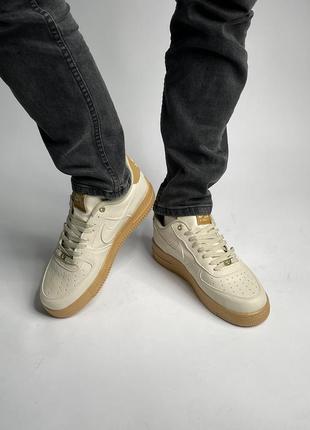 Кросівки nike air force 1 low beige/brown