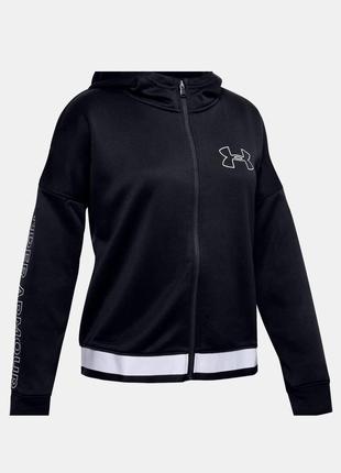 Толстовка с капюшоном на молнии terry ua tech™ для девочек under armour