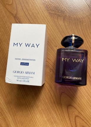 Giorgio armani my way parfum (тестер) 90 ml.