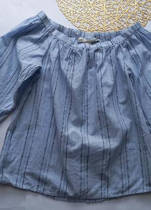Блуза с открытыми плечиками от hm6 фото
