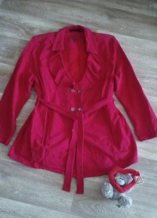 Шикарный, актуальный женский пиджак 52 - 54 ulla popken