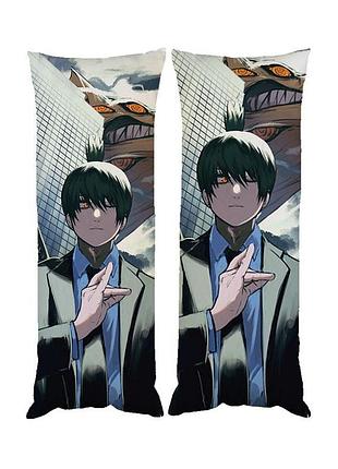 Подушка дакимакура человек бензопила аки хаякава декоративная ростовая подушка для обнимания