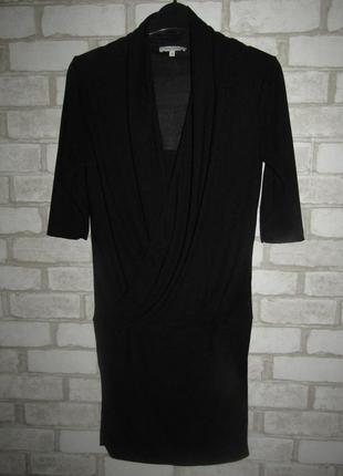 Красивое черное платье р-р s бренд river island