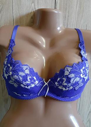 75d. lepel. бюстгальтер поролон. коттон. синий. харьков