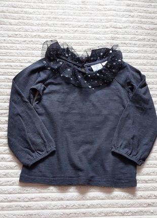 Блуза, реглан zara 3-4, 100% бавовна
