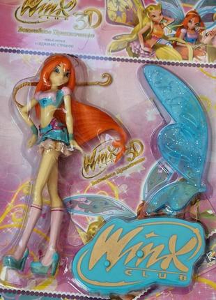 Фигурка кукла winx club 3d bloom блум винкс волшебное приключение