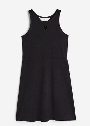 Легкое трикотажное платье для девочки сарафан h&amp;m 100% хлопок3 фото