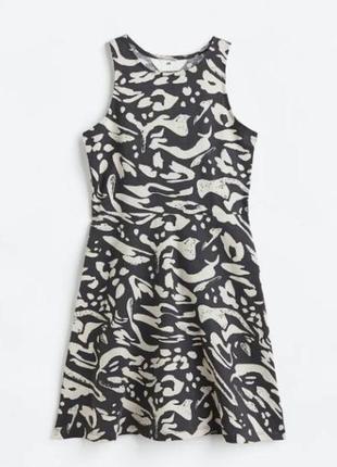Легкое трикотажное платье для девочки сарафан h&amp;m 100% хлопок7 фото