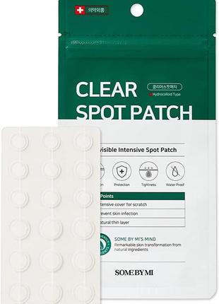 Патчи от воспалений и акне some by mi clear spot patch