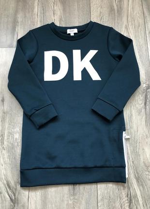 Dkny платье туника для девочки свитшот