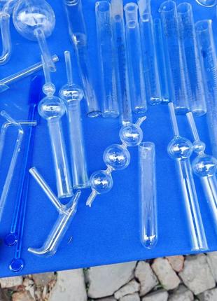 Стеклянная химическая колба ссср лабораторная прозрачное стекло краник стеклянный стекло колба кооьочка трубка6 фото