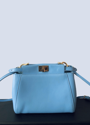 Голубая сумка fendi2 фото