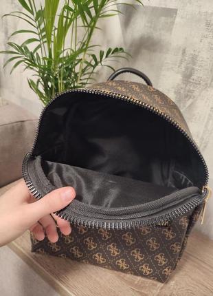 Женский рюкзак коричневый эко кожа рюкзак стиля гесс5 фото