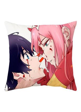 Подушка аниме zero two милый во франкcе darling in the franxx