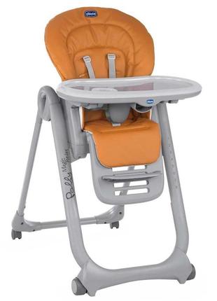 Стульчик для кормления chicco polly magic relax almond3 фото