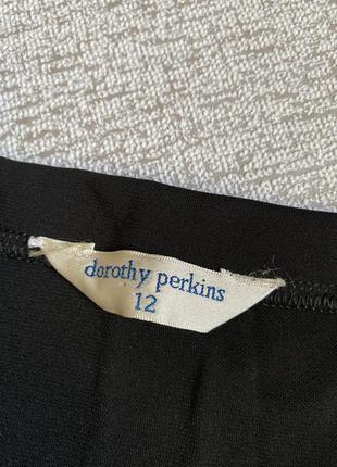 Юбка черная женская миди масло стрейчевая карандаш базовая doroti perkins- l5 фото