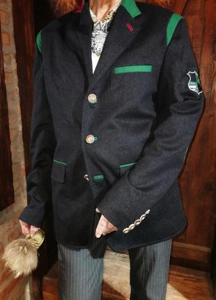 Шерстяной пиджак мужской жакет шерсть3 фото