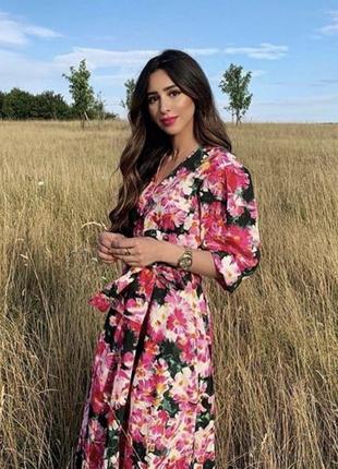 Красива бавовняна сукня zara