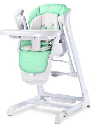 Стульчик для кормления-качели caretero indigo mint1 фото