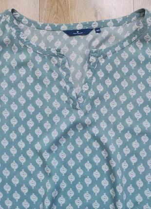 Легкяя блуза tom tailor (100% вискоза), р. l2 фото