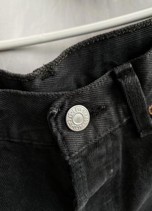 Чорні джинсові шорти levi’s 5012 фото