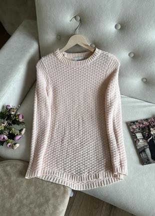 Нежно розовый в&amp;заданный свитер c&amp;a