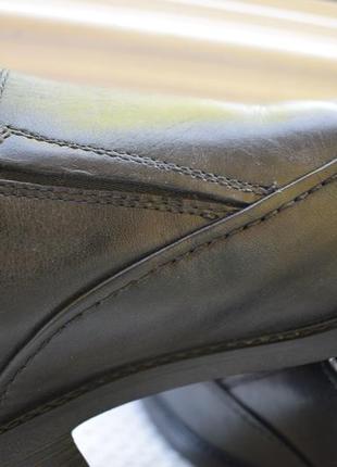 Кожаные туфли мокасины слипоны лоферы gallus р. 41 на р. 42 27,3 см4 фото