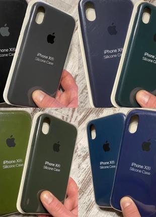 Silicon case iphone xr чехол айфрн xr силіконовий фибра2 фото