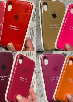 Silicon case iphone xr чехол айфрн xr силіконовий фибра8 фото