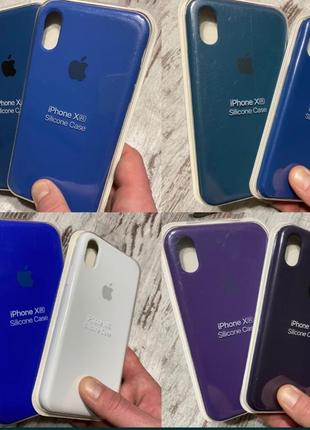 Silicon case iphone xr чехол айфрн xr силіконовий фибра4 фото