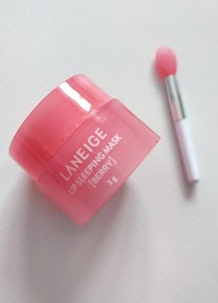 Laneige маска для губ з аплікатором аплікатор пензлик помада бальзам