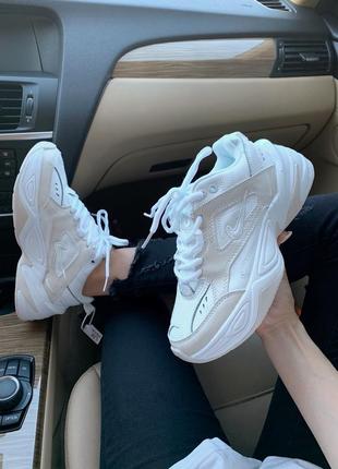 Стильные кроссовки nike m2k summit white в белом цвете /весна/лето/осень😍2 фото