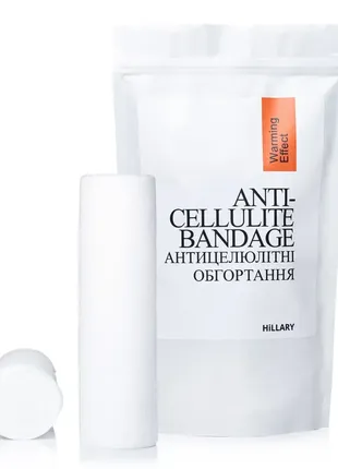 Антицеллюлитные обертывания с разогревающим эффектом hillary anti-cellulite bandage warming effect
