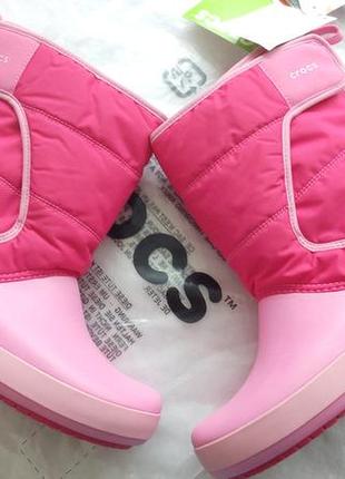 Сапожки crocs lodge point snow boot 100% оригинал4 фото