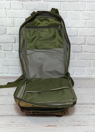 Тактичний, похідний рюкзак military. 25 l. камуфляжний, піксель, мілітарі5 фото