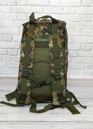Тактичний, похідний рюкзак military. 25 l. камуфляжний, піксель, мілітарі6 фото