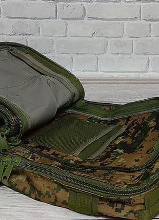Тактичний, похідний рюкзак military. 25 l. камуфляжний, піксель, мілітарі3 фото