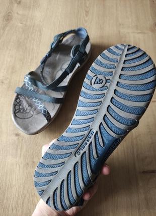 Фирменные женские кожаные спортивные сандалии merrell, сша, оригинал,р.40.